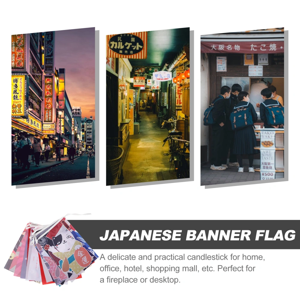 1 Set Japanese Banner Flag Sushi Store Flag Pendant Hanging Flag Japanese Restaurant Decoration