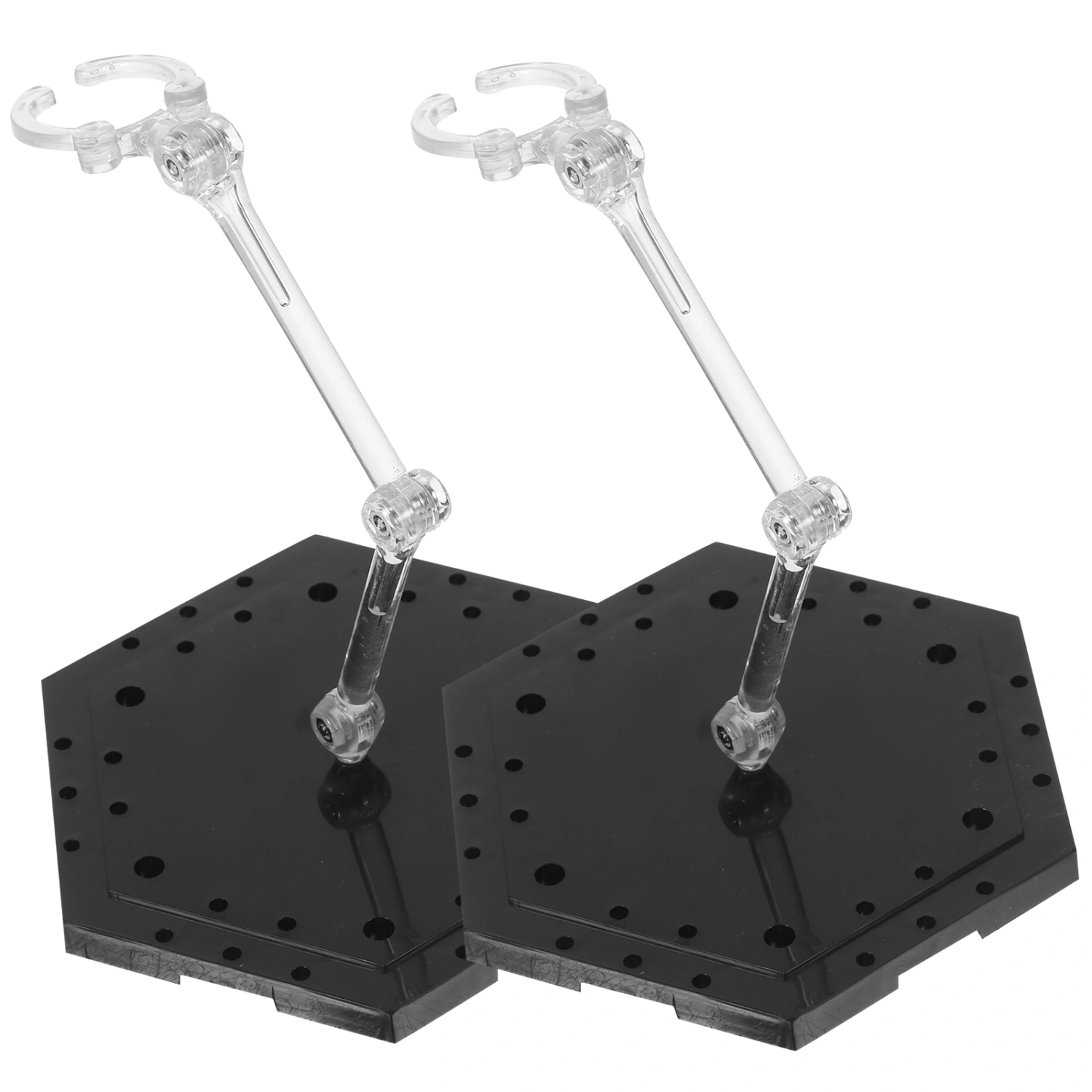 2pcs Action Figure Stands Adjustable Action Figure Display Stands Model Stand
