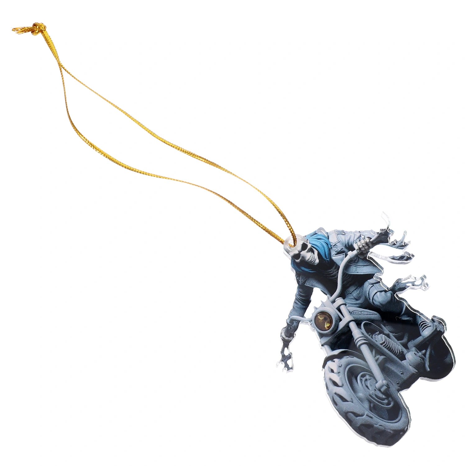Cartoon Skull Ornament Hanging Skull Pendant Gift Halloween Style Pendant for Car Bag Backpack