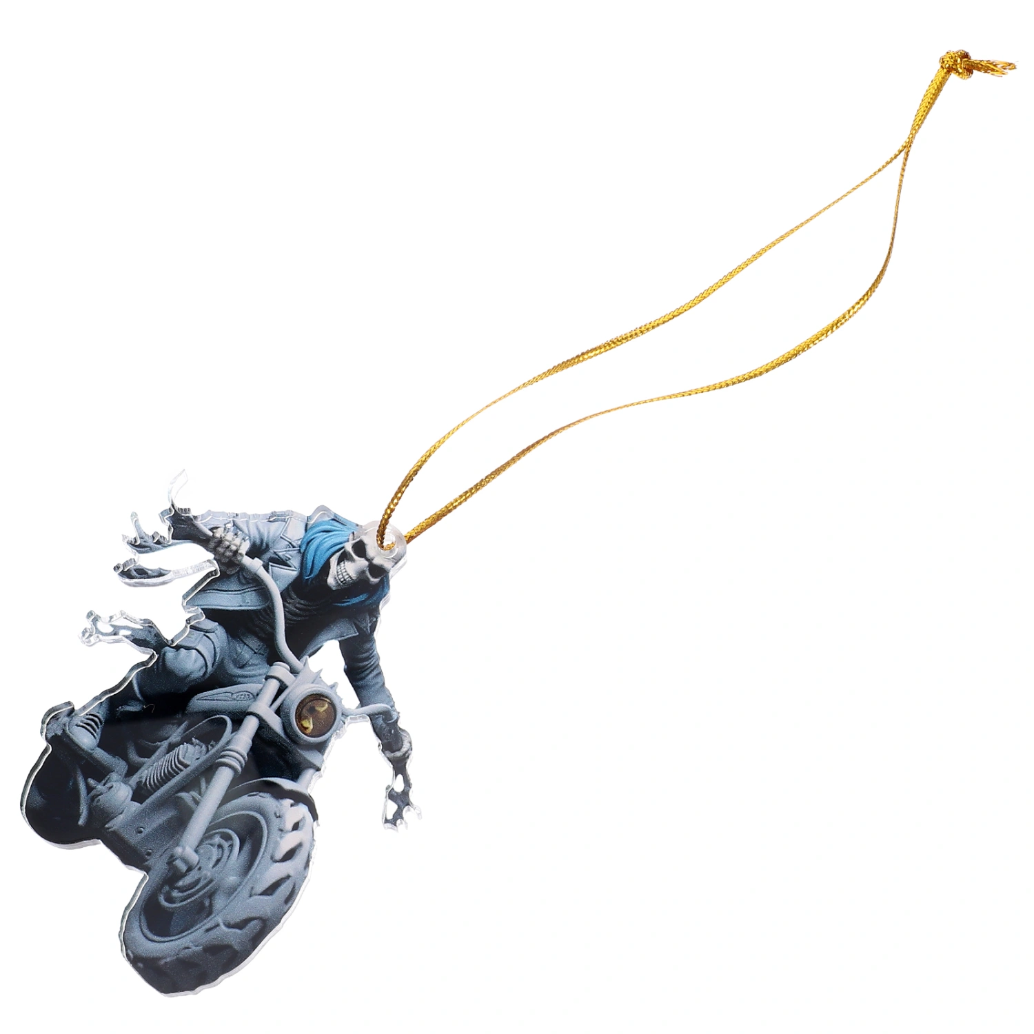 Cartoon Skull Ornament Hanging Skull Pendant Gift Halloween Style Pendant for Car Bag Backpack