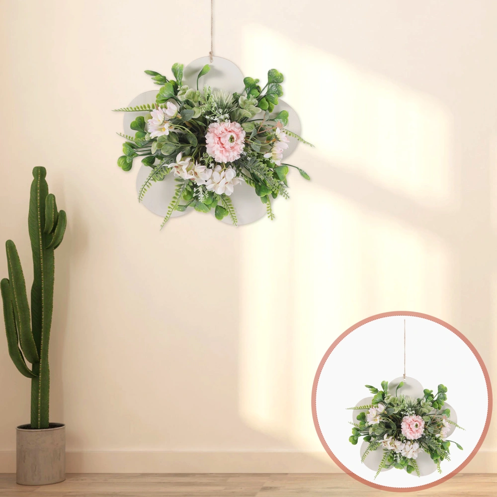 Simulated Flowers and Plants Decorative Wreath Simulation Flower Decoration Door Ornament