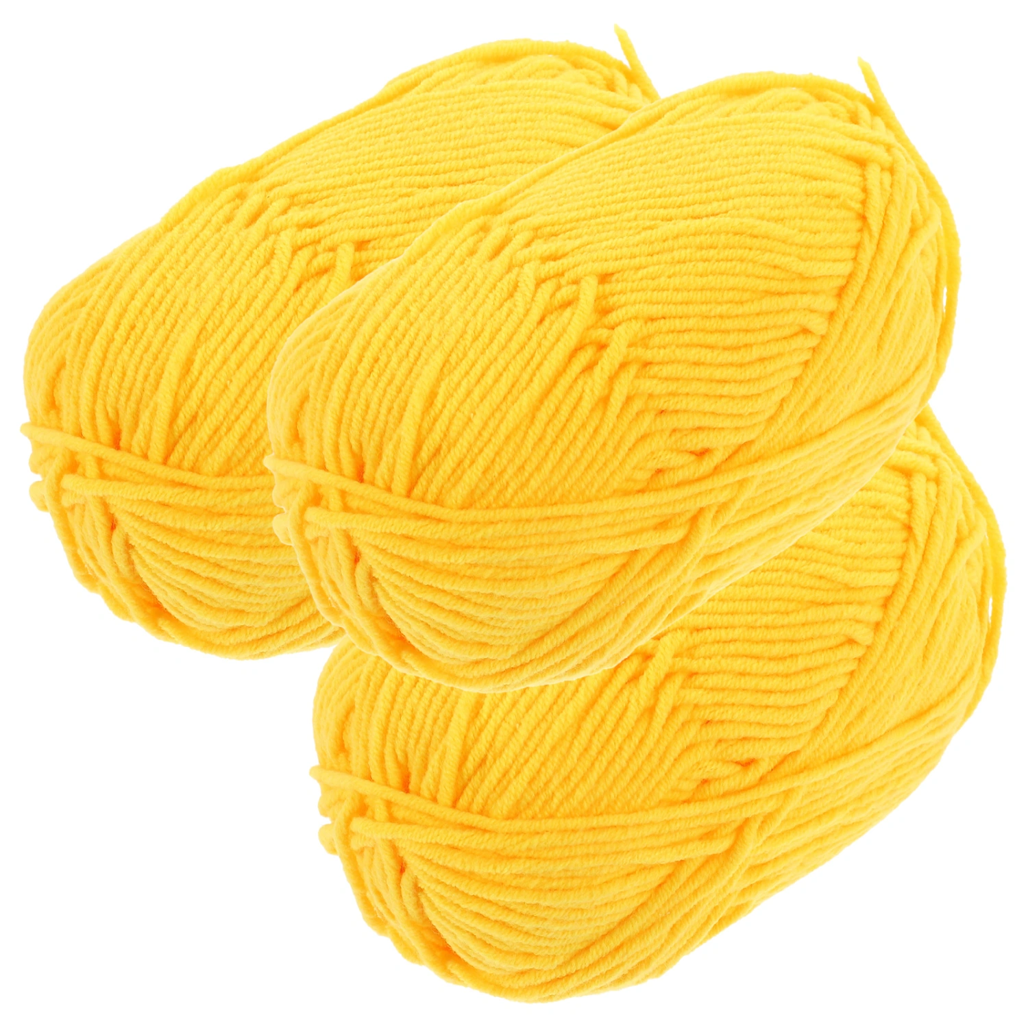 3 Rolls of Crochet Cotton Yarn Decorative Yarn for Crocheting Knitting Cotton Yarn Knitting DIY Yarn
