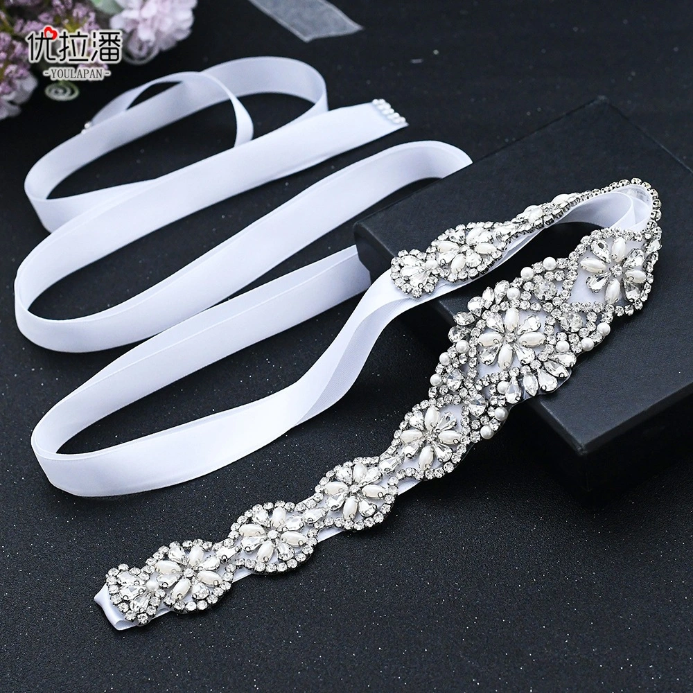 Bridal Belt Wedding Belt Sash Sparkling Rhinestone Belt for Wedding Bridal Gowns