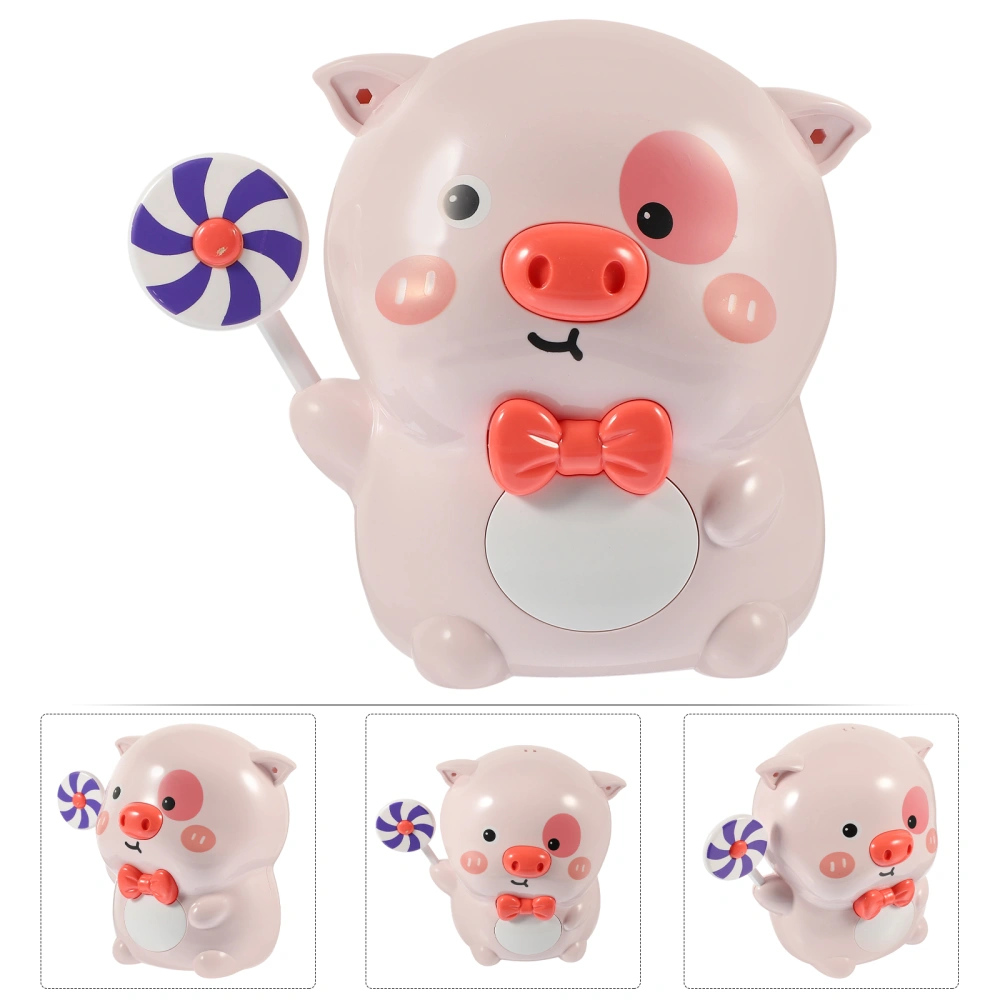 Coin Saving Pot Unbreakable Piggy Bank Decorative Money Jar Pig Piggy Bank with Lollipop Key