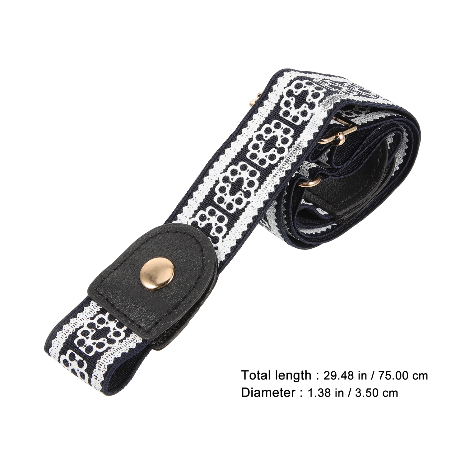 No Buckle Belt Fashionable Waist Belt No Buckle Free Elastic Belt for Women Men