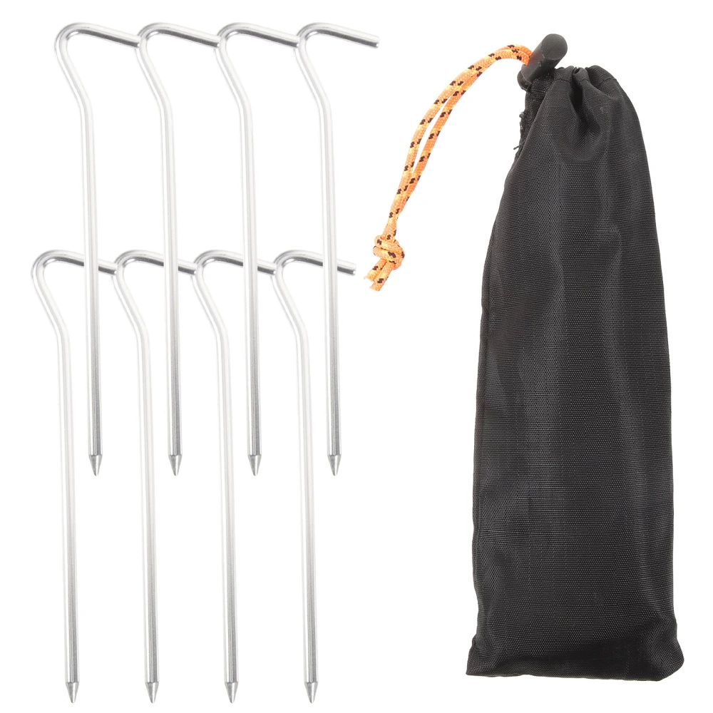 1 Set Tent Stakes Tent Fixing Ground Stakes Aluminum Alloy Stakes Tent Pegs Sand Snow Stakes