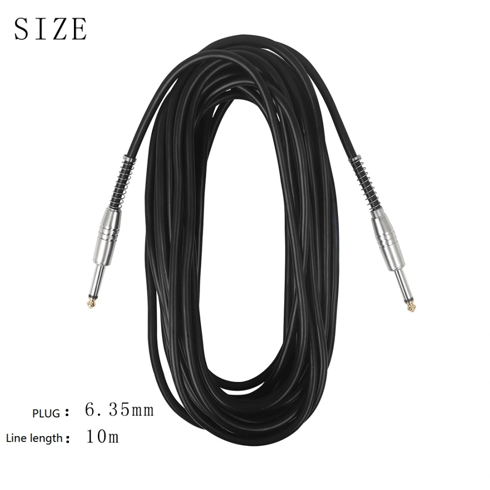 Guitar Patch Cable 10m Adapter Effect Cord 6.35mm Guitar Cable Accessory