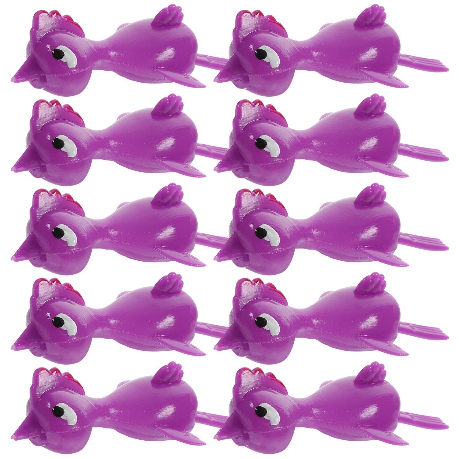 20pcs Chicken Sticky Slingshots Chicken Slingshots Chicken Stretchy Slingshots
