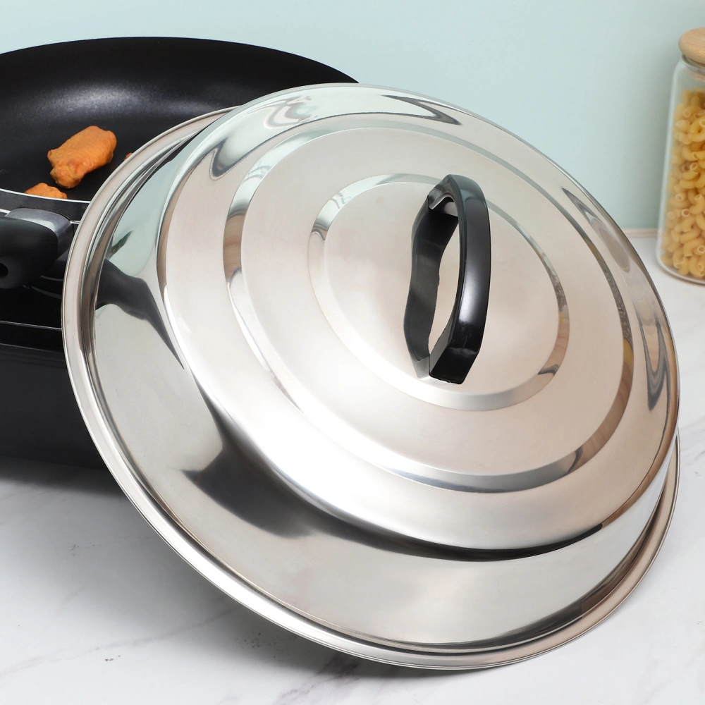 Household Pot Cover Stainless Steel Pan Lid Multi-function Pot Lid Home Accessory