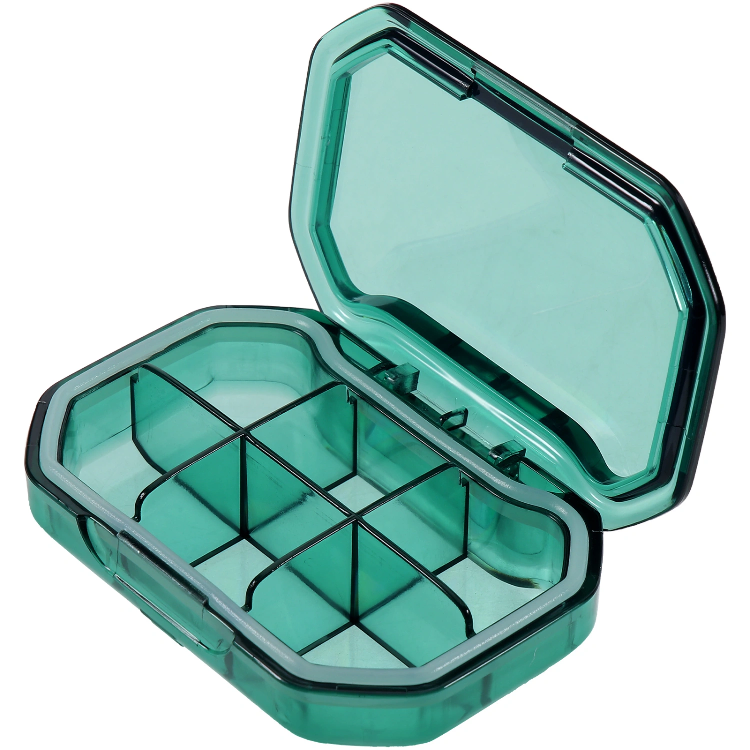Medicine Case 6-grid Household Pills Box Compact Pills Box Medicine Organizer