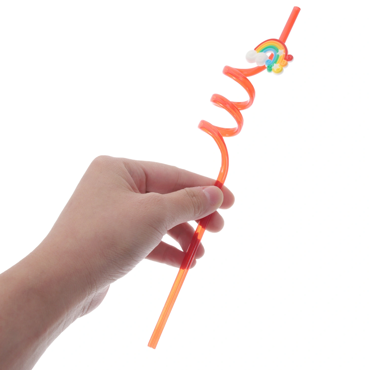 25pcs Adorable Drinking Straw Kids Drinking Straw Party Favor Colorful Straw Toy