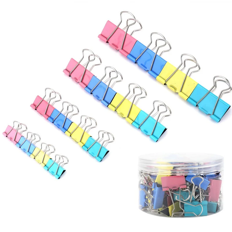 2 Boxes Small Binder Clips Small Bills Clips Binder Clips Small Binder Clips Colorful Bills Clips Binder Clips