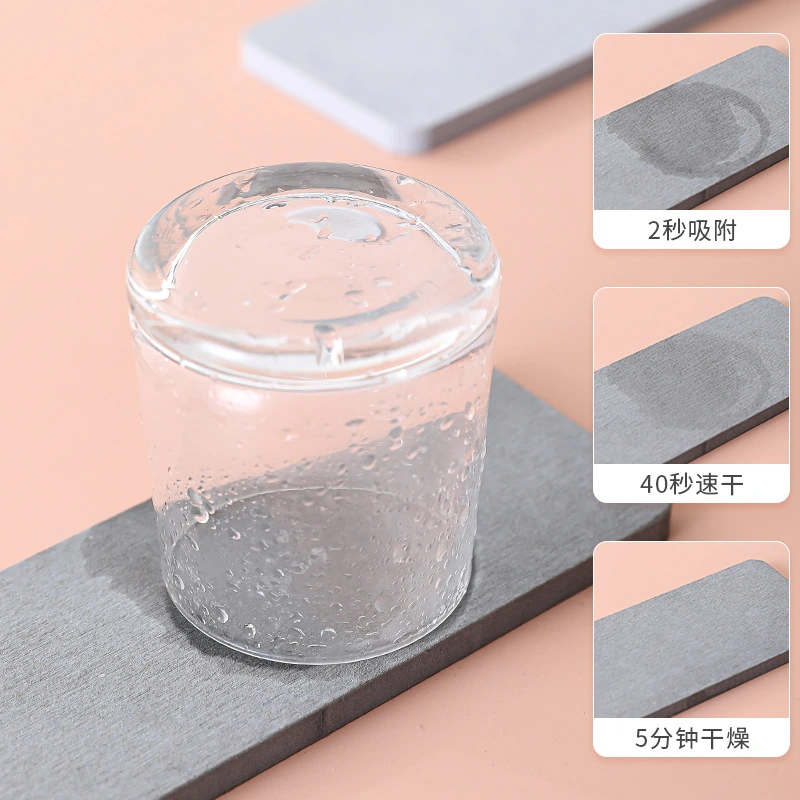 4Pcs Water Absorbing Diatomite Coaster Countertop Soap Absorbent Dishes Soap Mats