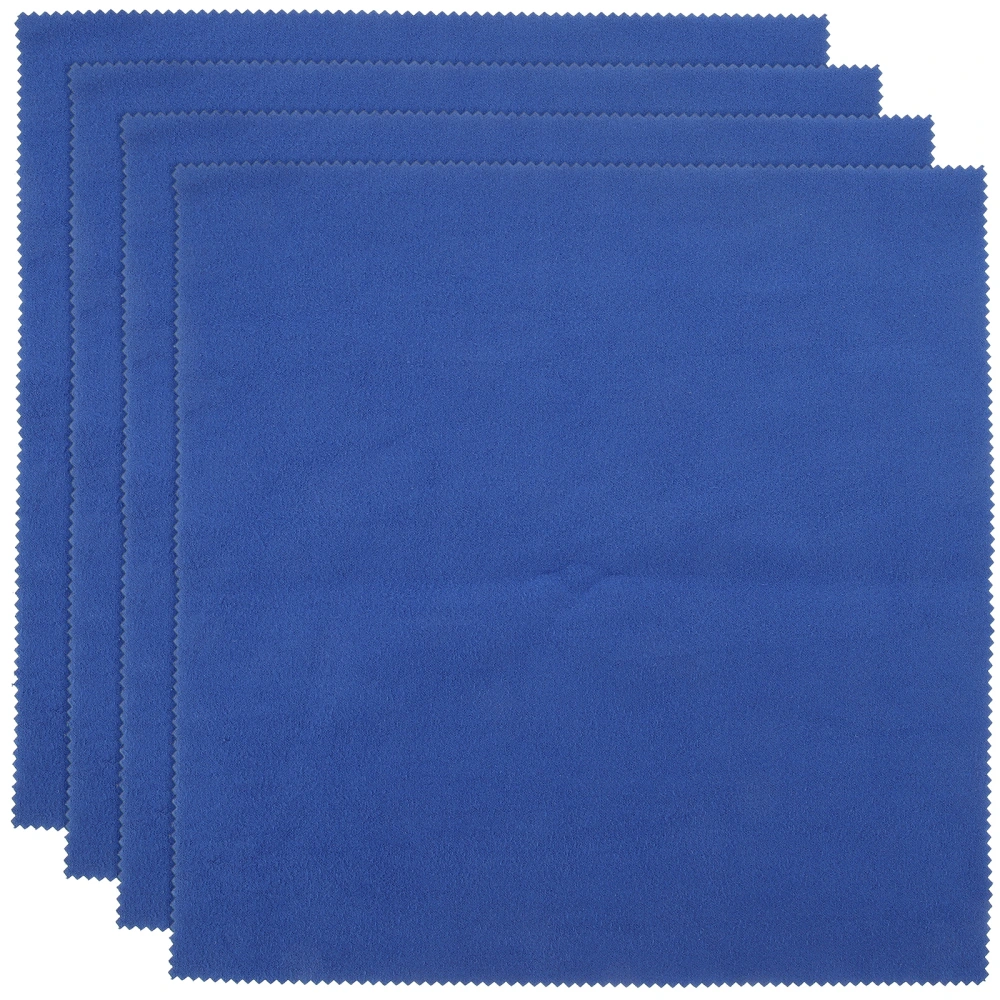 4pcs Microfiber Cleaning Cloths for Musical Instruments Guitar Piano Cleaning Cloths