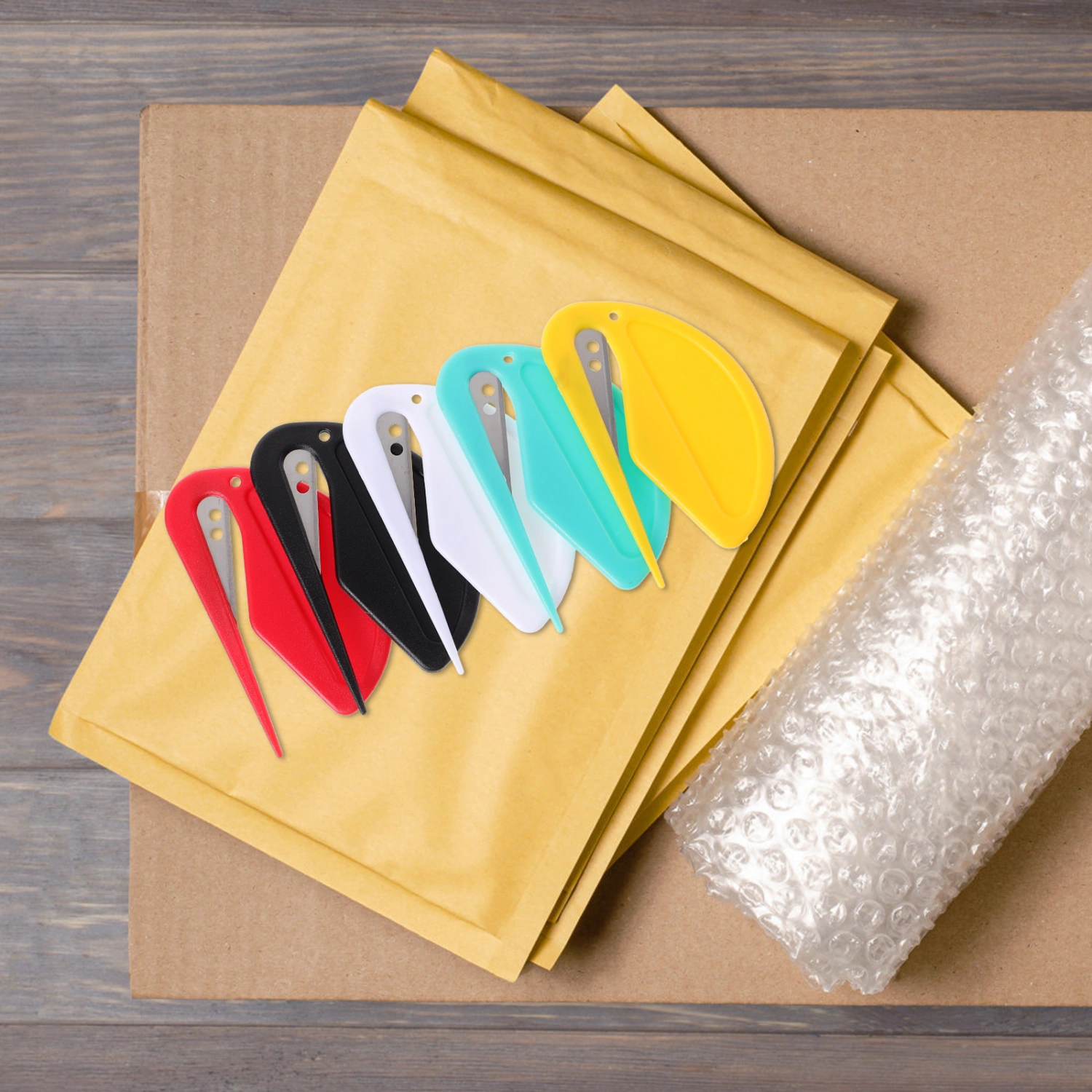 5Pcs Letter Opener Envelope Slitter Mail Opener Portable Box Small Cutter Envelope Opening Tool