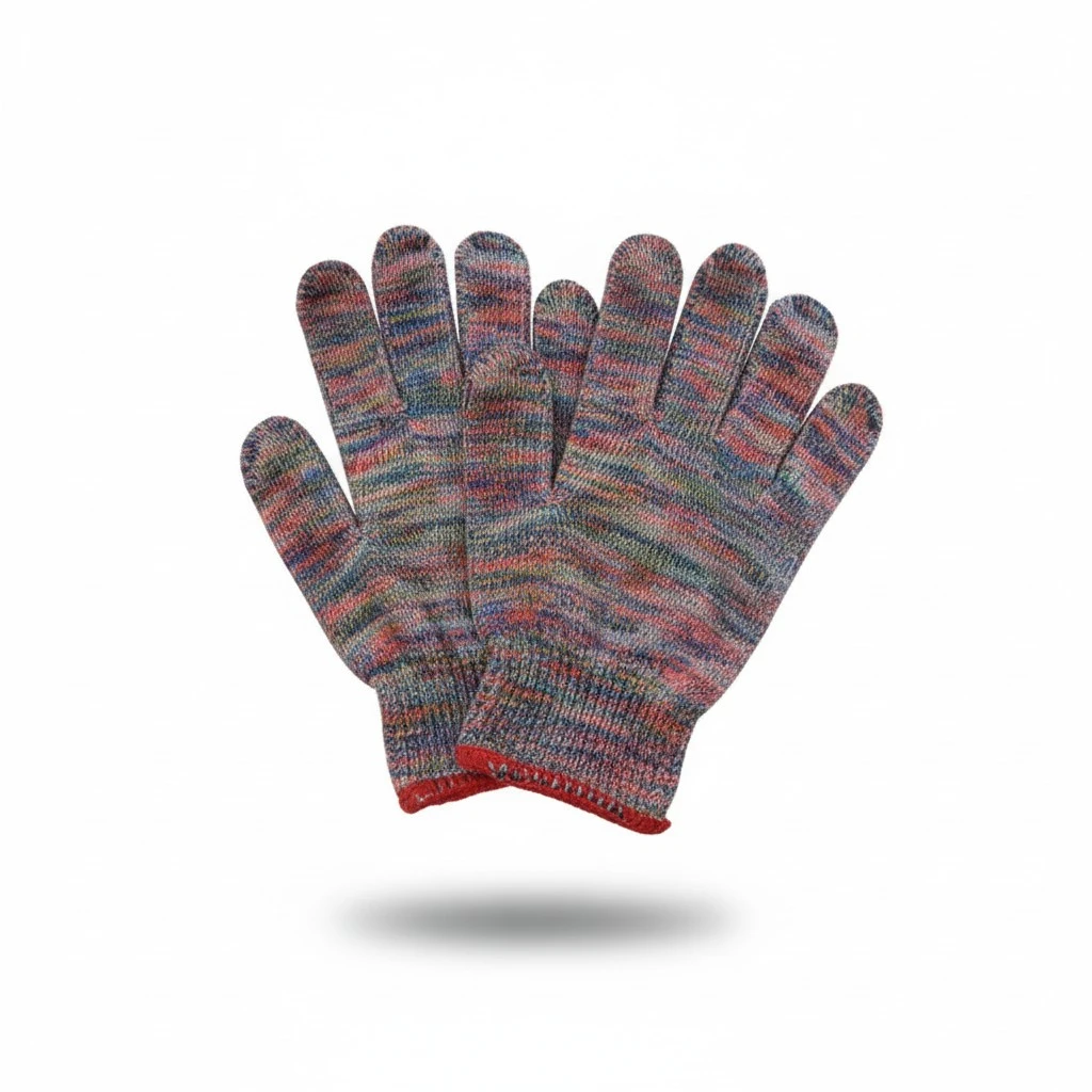 12 Pairs of Non-slip Gardening Gloves Garden Working Gloves Nylon Yard Work Gloves Random Color