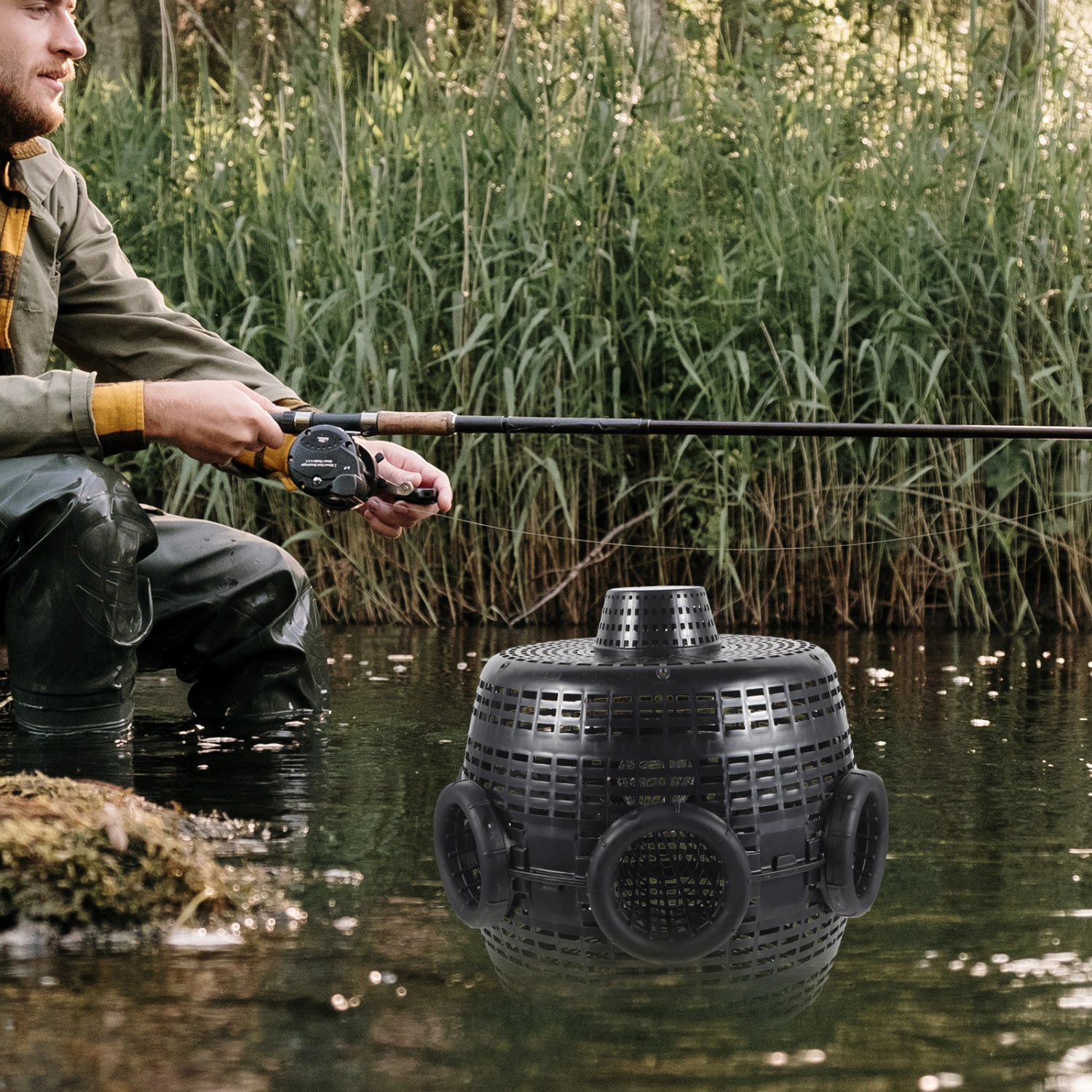 Fishing Cage Trap Crawfish Trap Portable Fishing Trap for Catching Crabs Lobster
