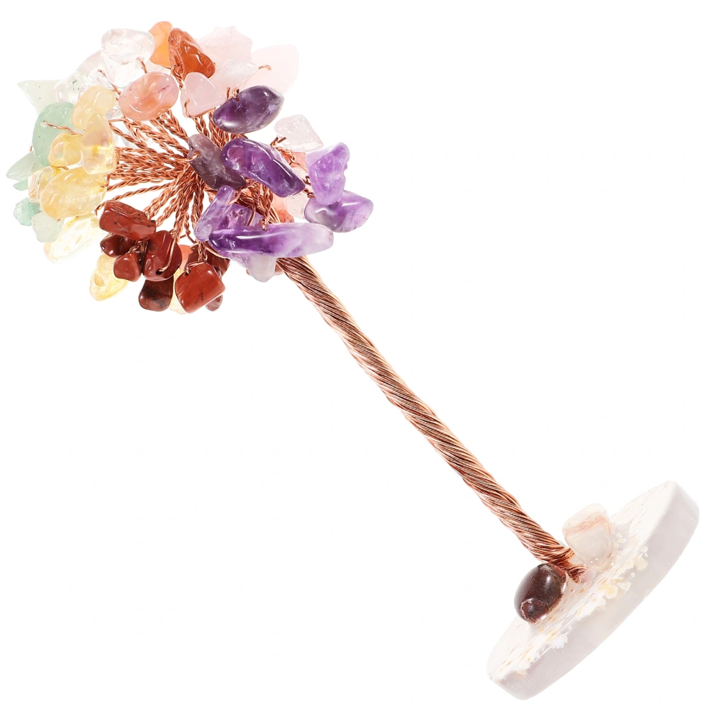 Crystal Tree Ornament Decorative Crystal Tree Decoration Office Crystal Craft