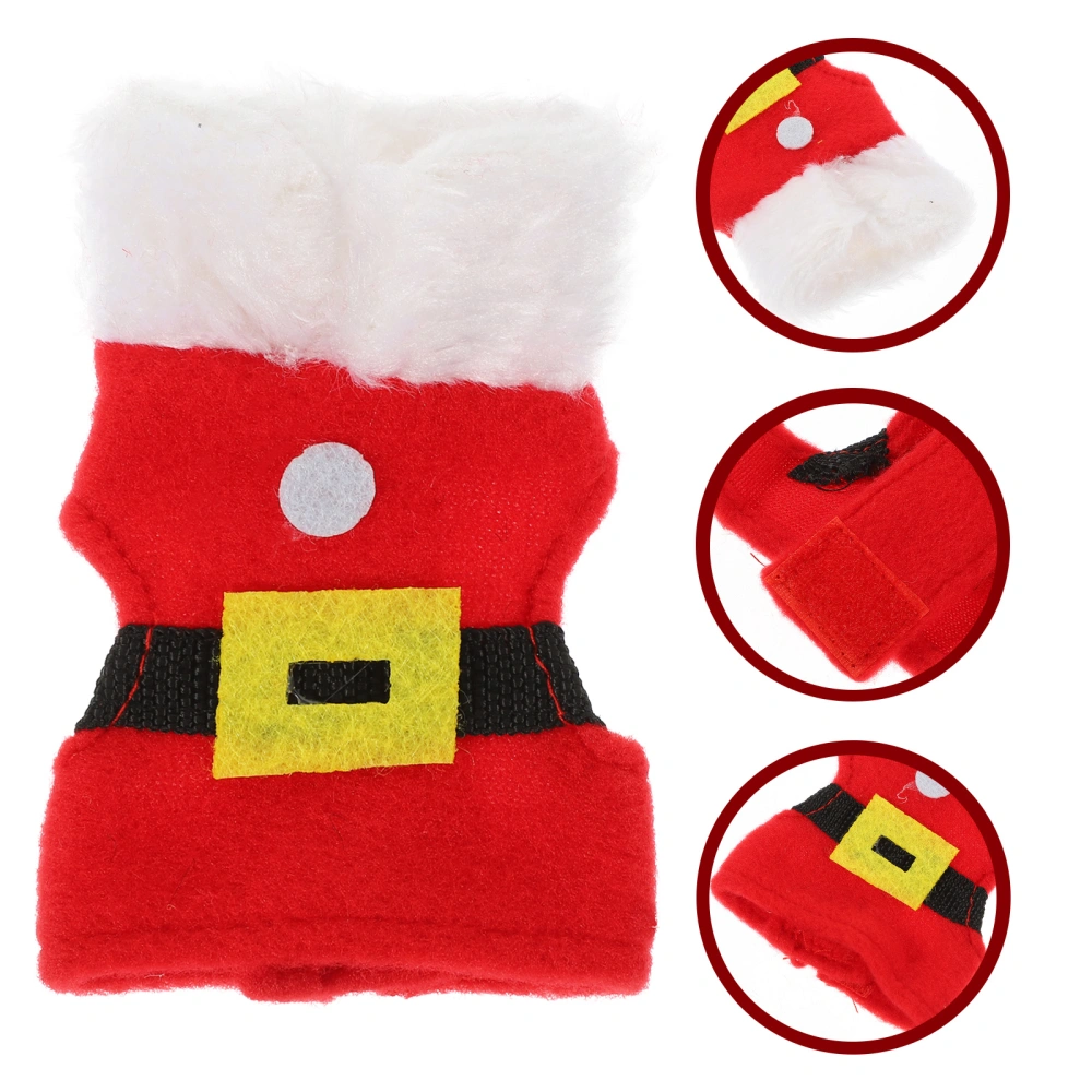 Parrot Christmas Clothes Creative Santa Claus Shape Bird Costume Stylish Parrot Clothes