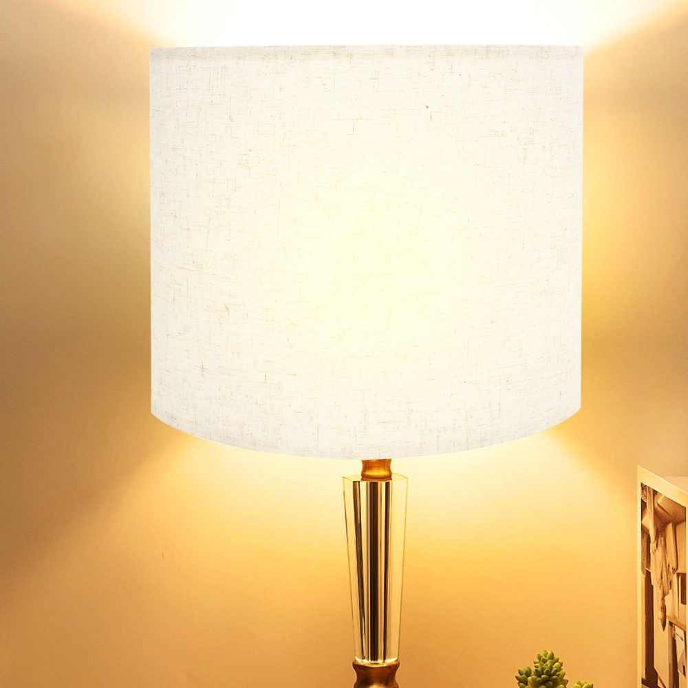 Linen Lamp Shade Table Lamp Shade Farmhouse Lamp Cover Floor Lamp Cover Replacement for Bedroom