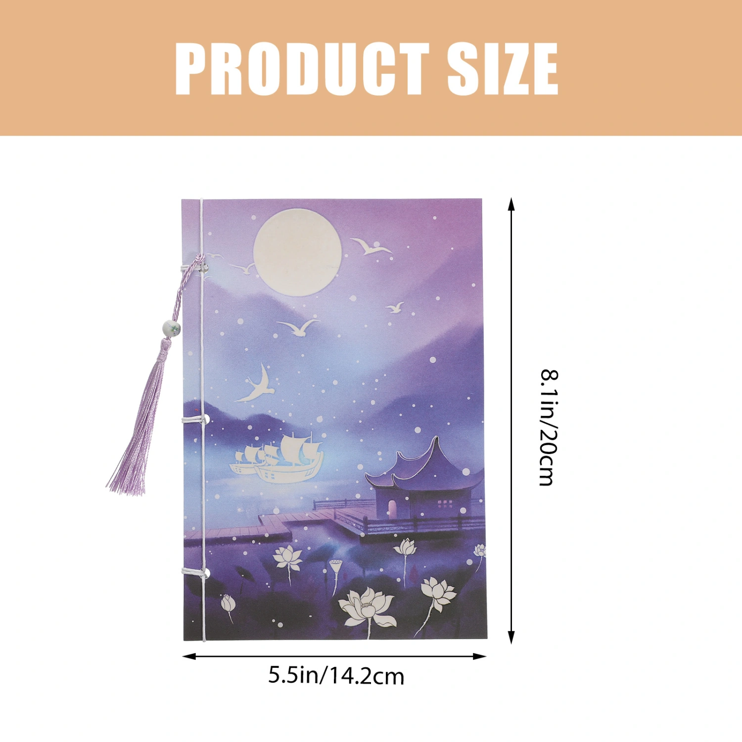 Landscape Pattern A5 Note Pad Line Note Pad A5 Note Book Journal Notebook