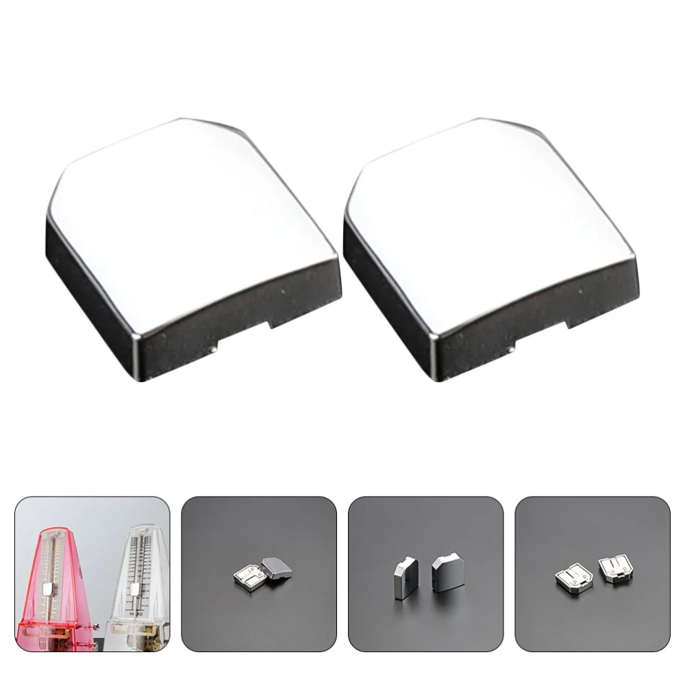 2pcs Violin Metronome Slider Metronome Part Metal Sliding Block Violin Accessories