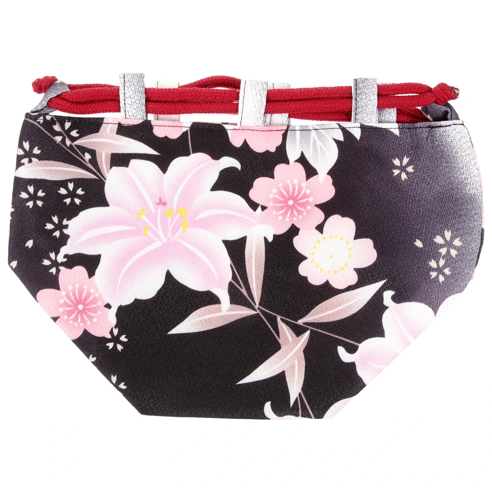 Japanese Style Drawstring Bag Jewelry Bag Small Gift Pouch Sundries Storage Bag for Women Girls