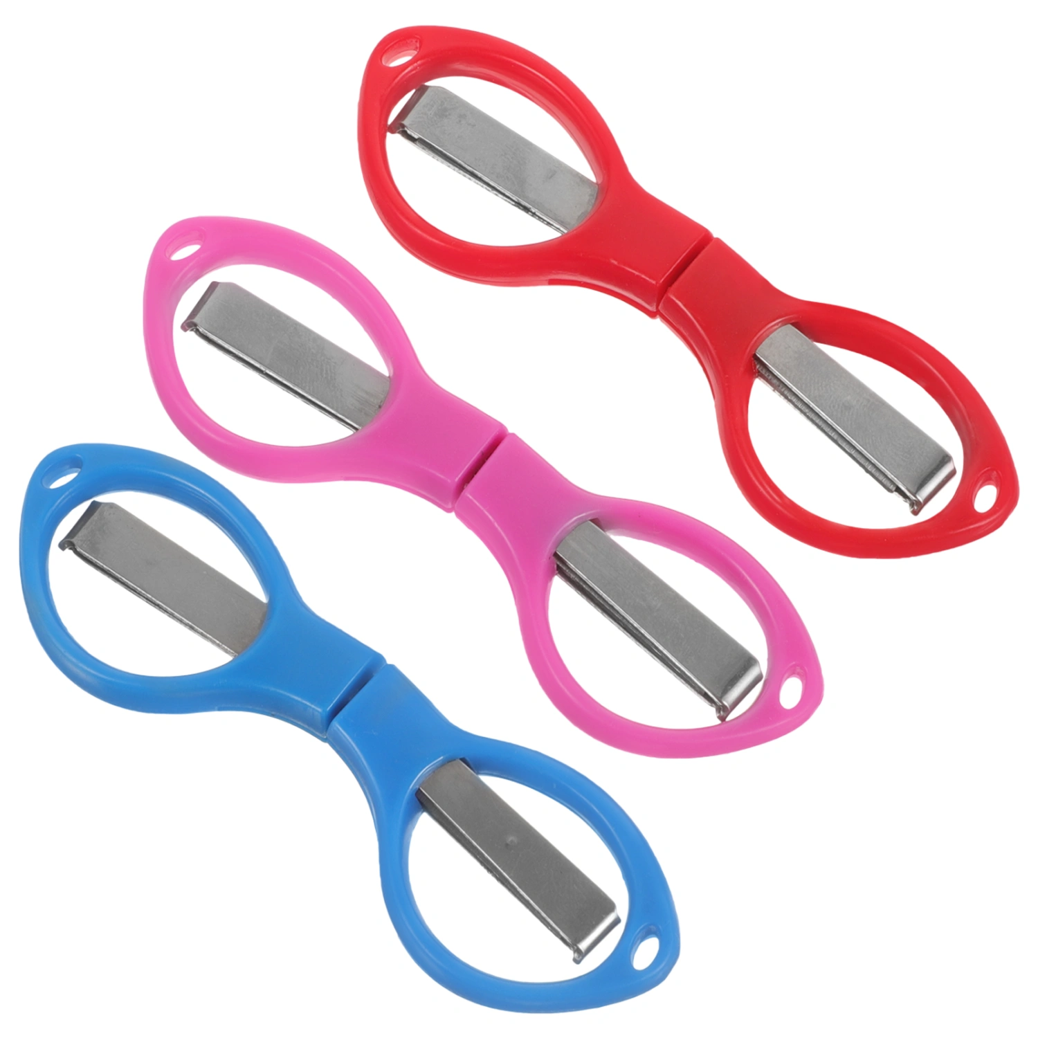 3pcs Mini Scissors Stainless Steel Scissors Cutting Scissors Diy Scissors Folding Scissors