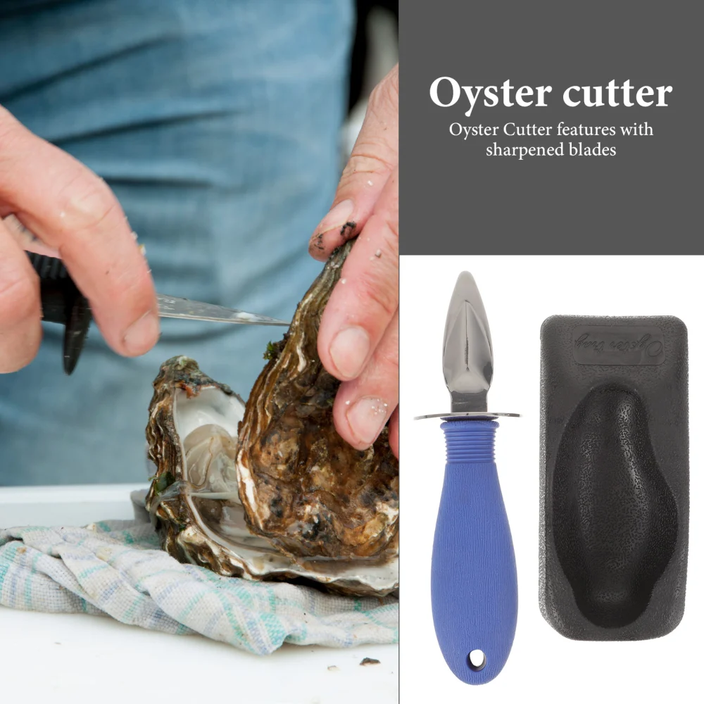 1 Set Oyster Openers Oyster Cutter Oyster Shucker Seafood Openers Oyster Openers with Base