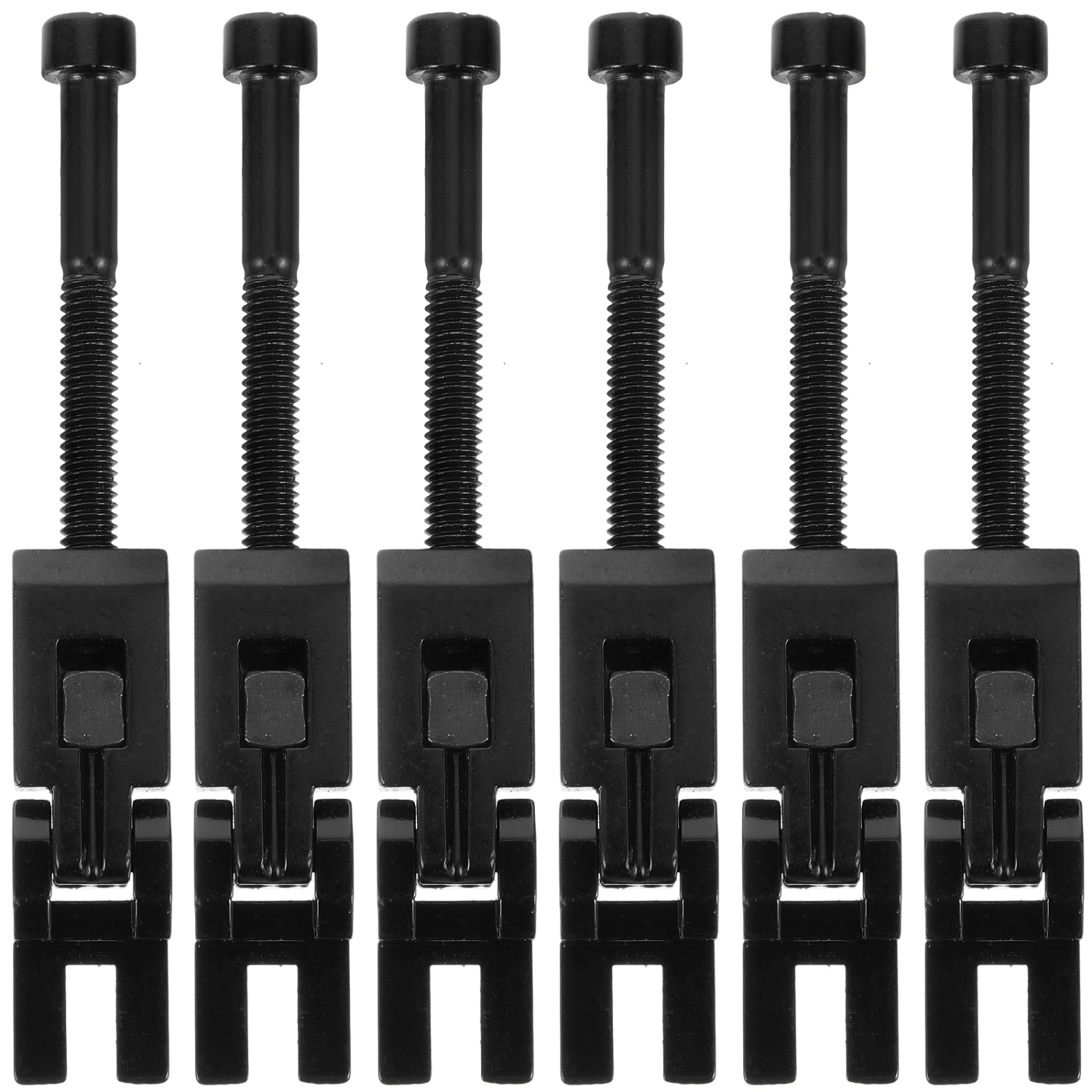 6pcs Tremolo Bridge Saddle Electric Guitar Bridge Double Locking Bridge Saddle