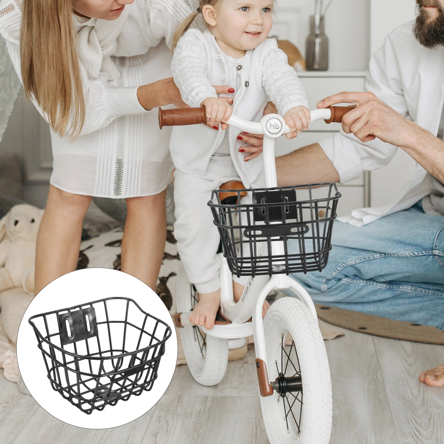 Professional Front Basket Multi-function Riding Basket Convenient Bike Vegetable Basket Cycling Supply
