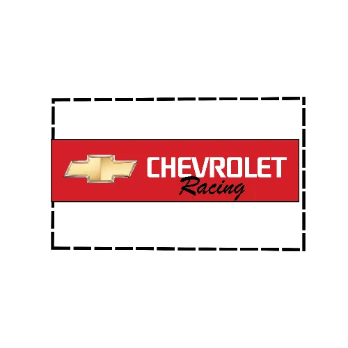 #6 Chevrolet banner 240x61cm