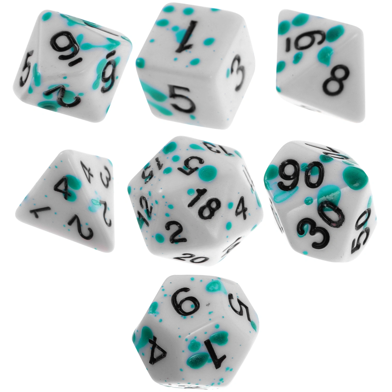 7Pcs Game Dice Party Dice Game Numbered Dice Funny Game Dice Party Dice Props