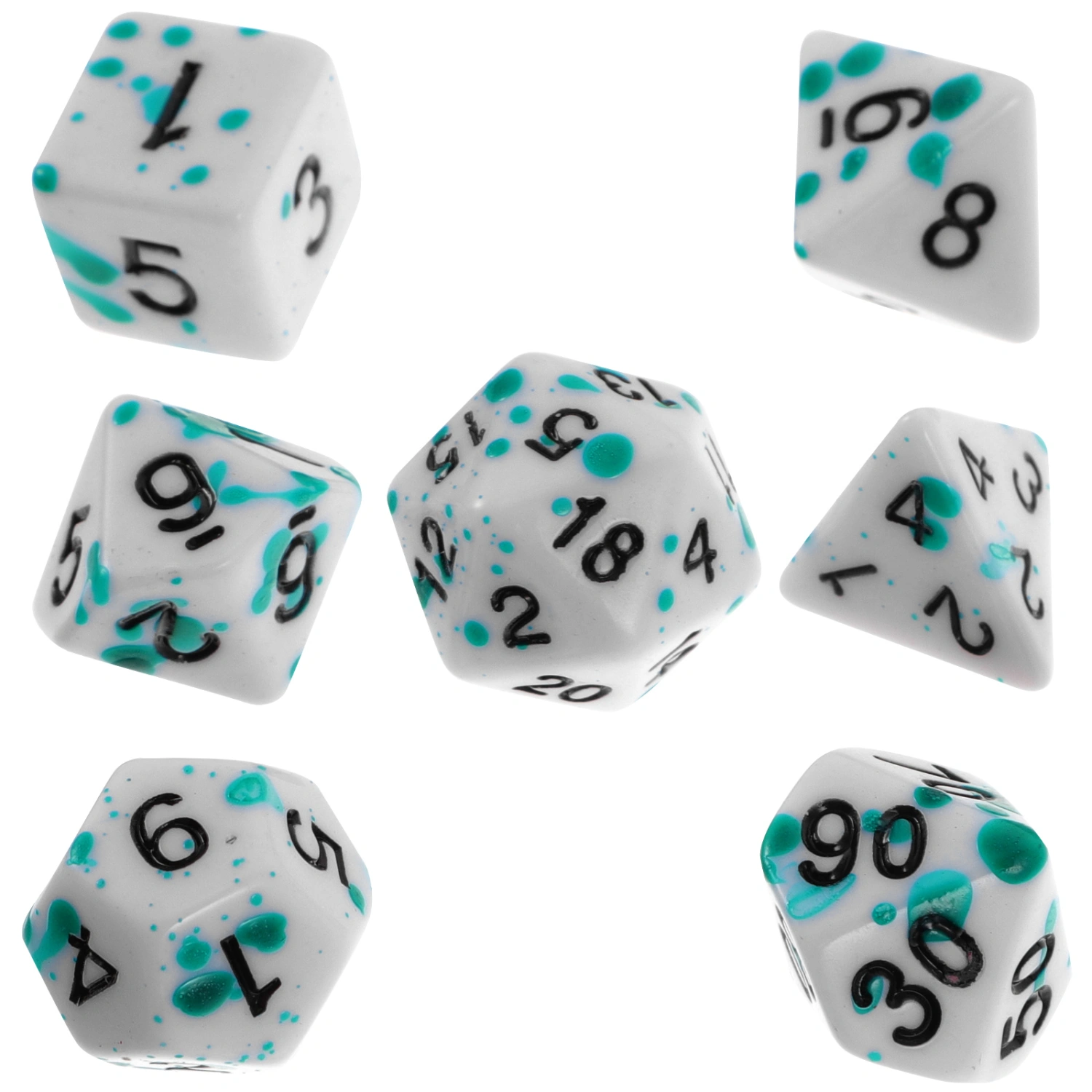 7Pcs Game Dice Party Dice Game Numbered Dice Funny Game Dice Party Dice Props