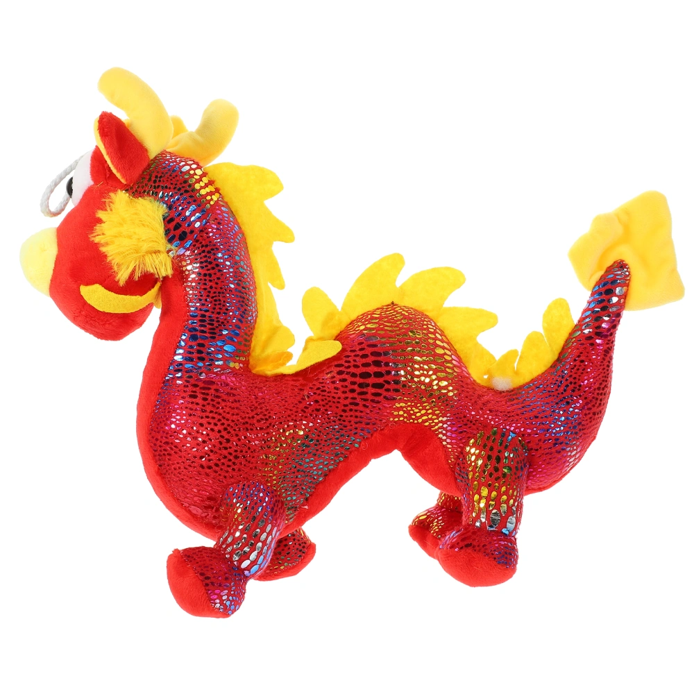 Stuffed Dragon Doll Adorable Zodiac Chinese Dragon Doll New Year Plush Doll Ornament