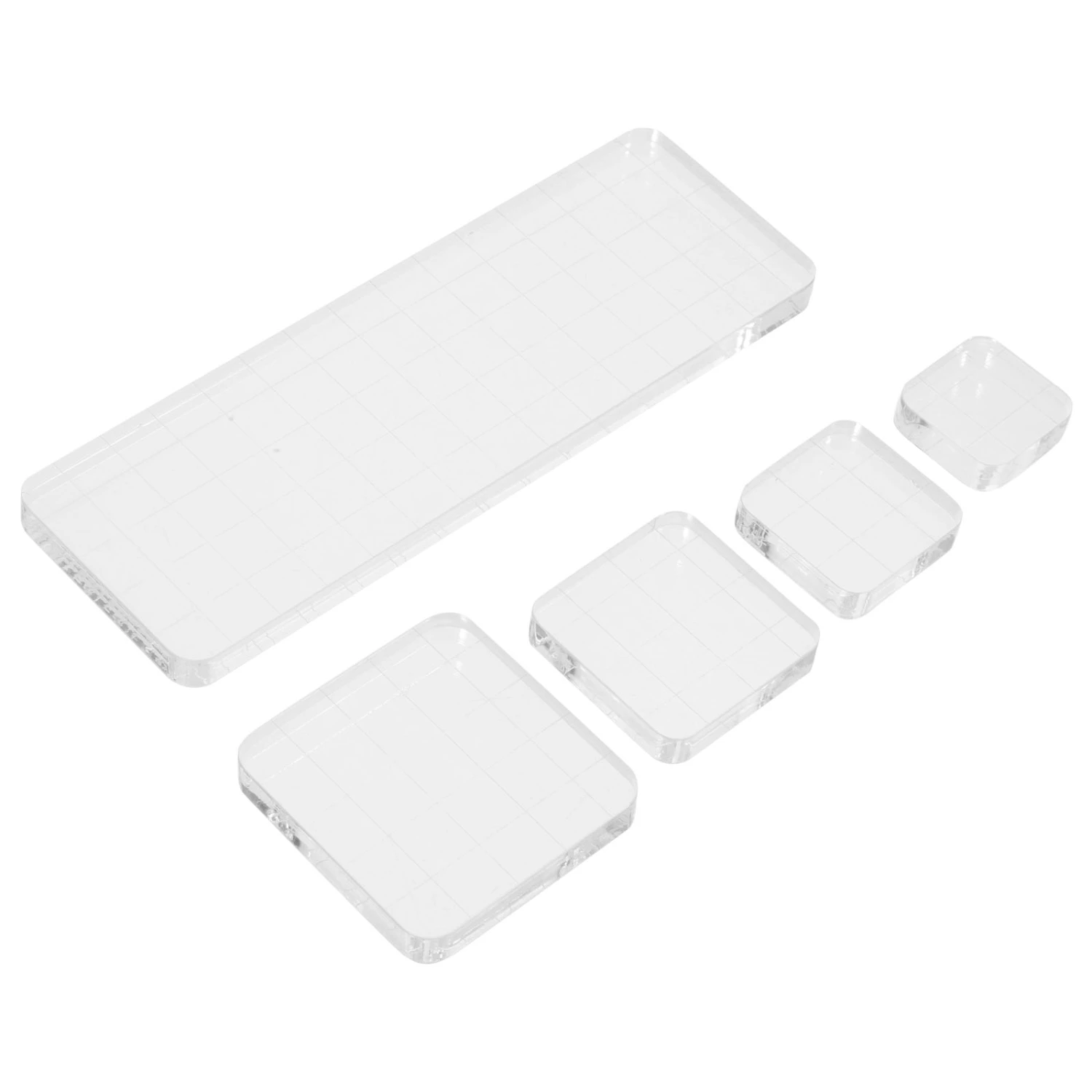 5Pcs Stamping Blocks Stamp Making Boards Decorative DIY Stamping Tools for Scrapbooking