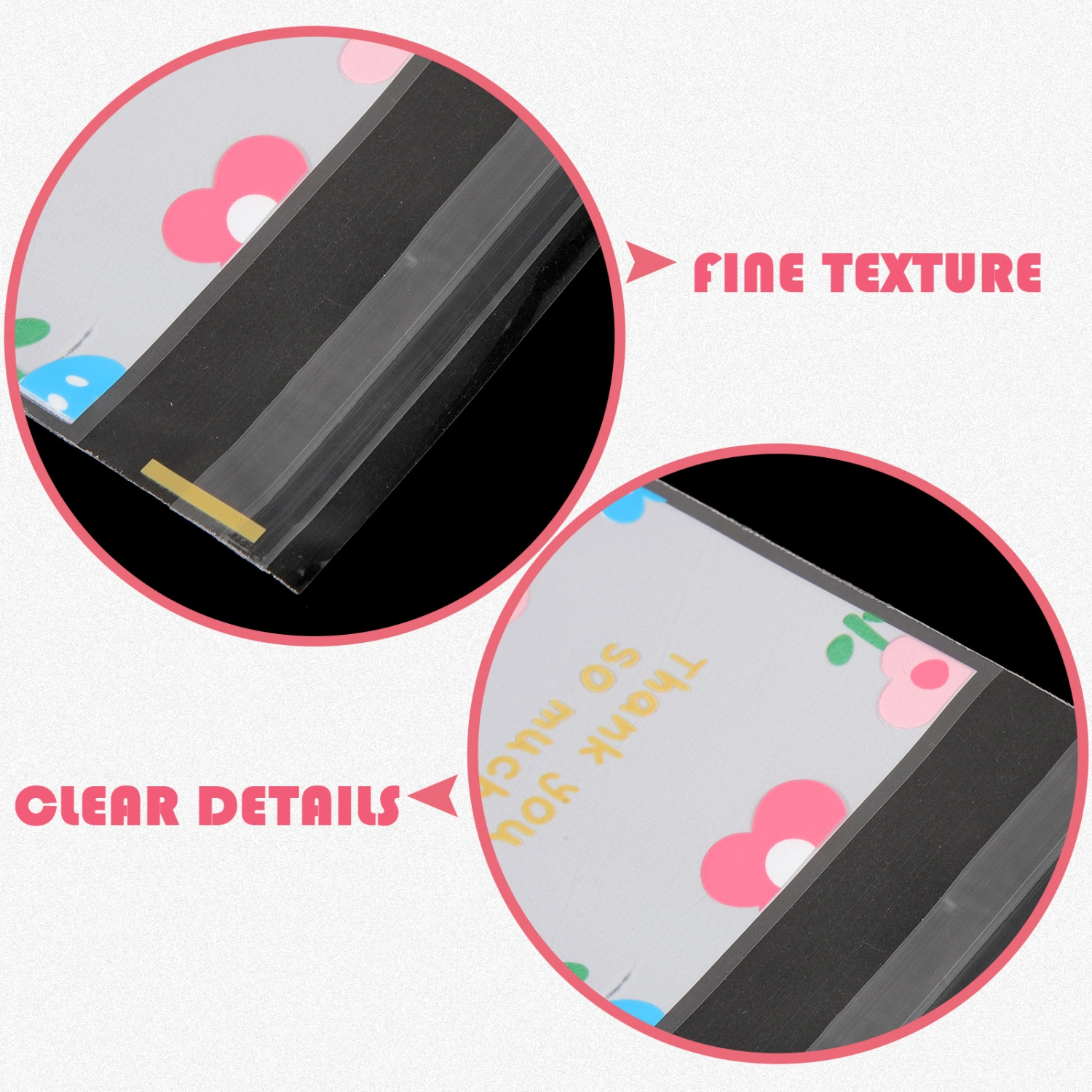 100pcs Transparent Cookie Wrapping Bags Practical Cookie Bags Self-sealing Bags Cookie Bags