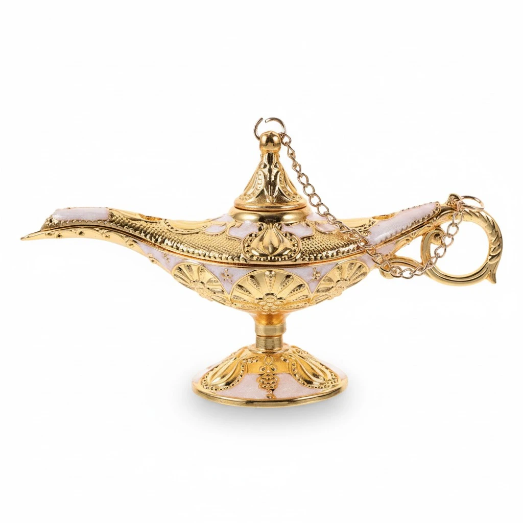 Luxury Wishing Lamp Ornament Banquet Wishing Lamp Handle Lamp Adornment