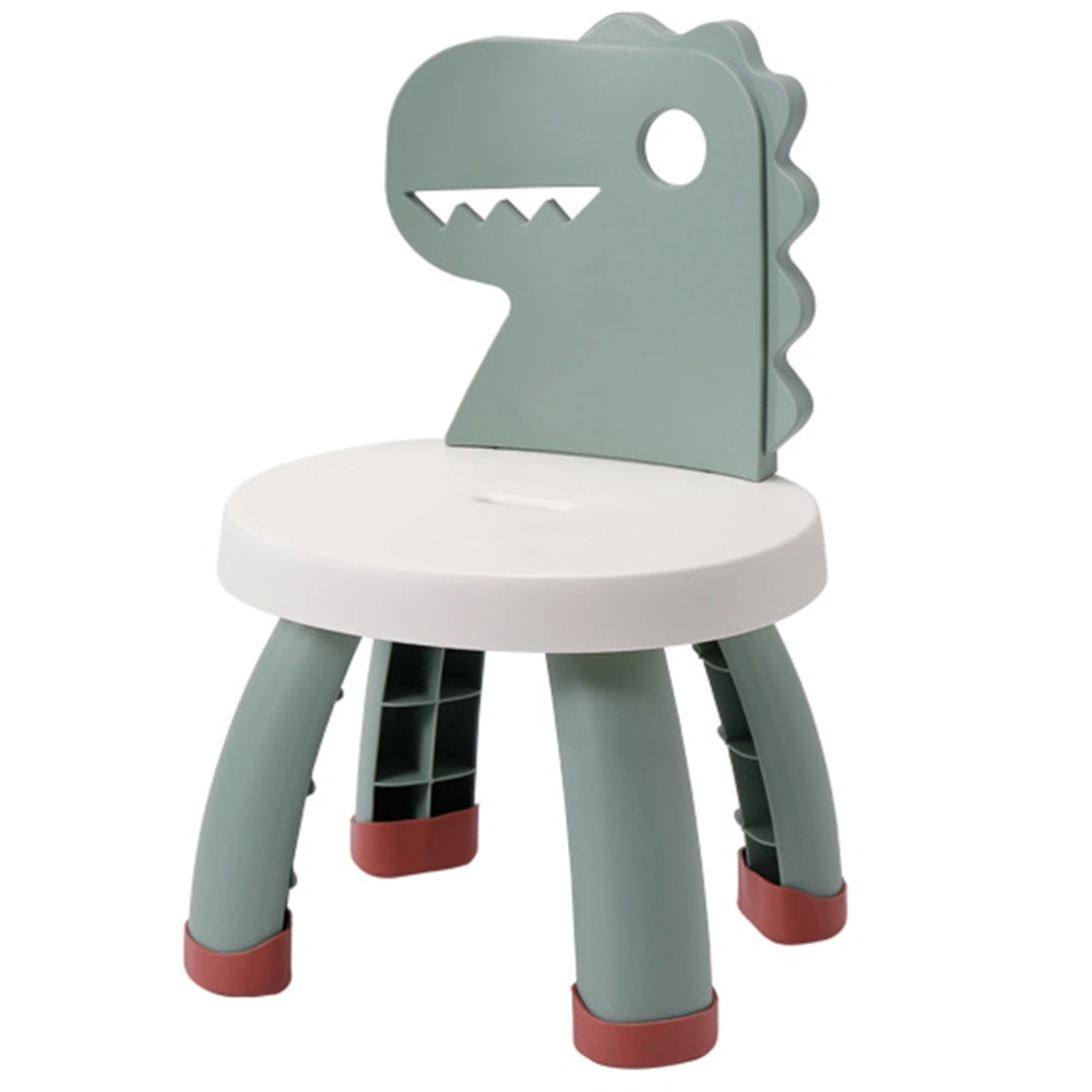 Kindergarten Children Back Chair Stool Cartoon Dinosaur Toddler Anti-fall Stool