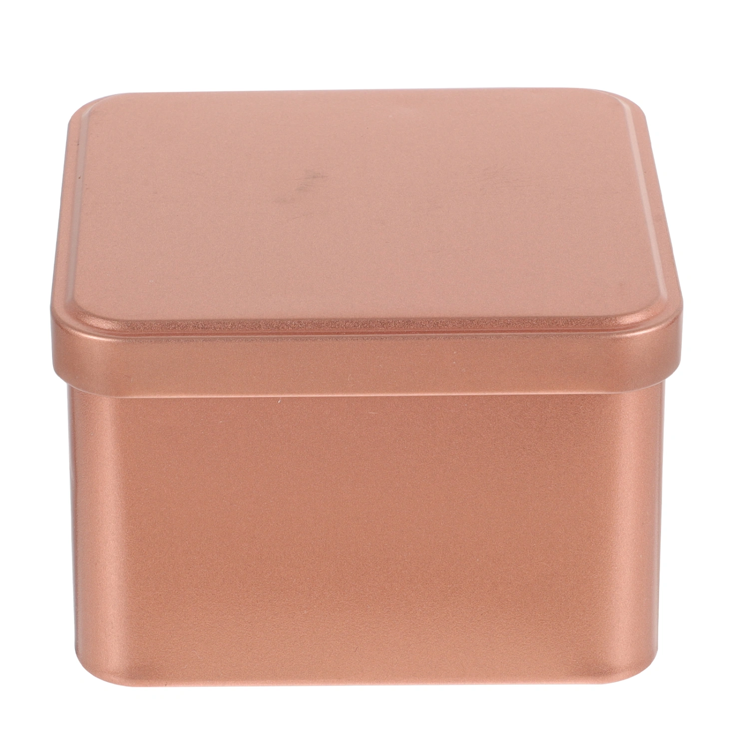 Metal Tin Square Tea Canister Portable Loose Leaf Tea Tin Box Empty Tin Box with Lid