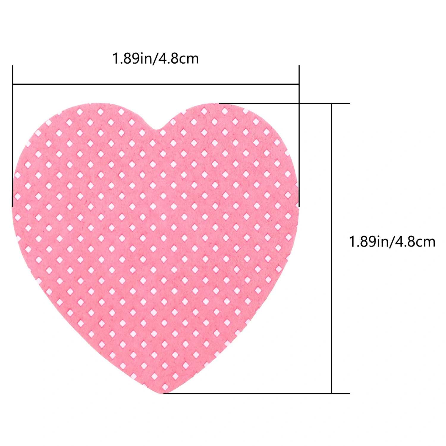200 Sheets Nail Polish Remover Wipes Heart Shaped Nail Polish Removal Nail Wipes