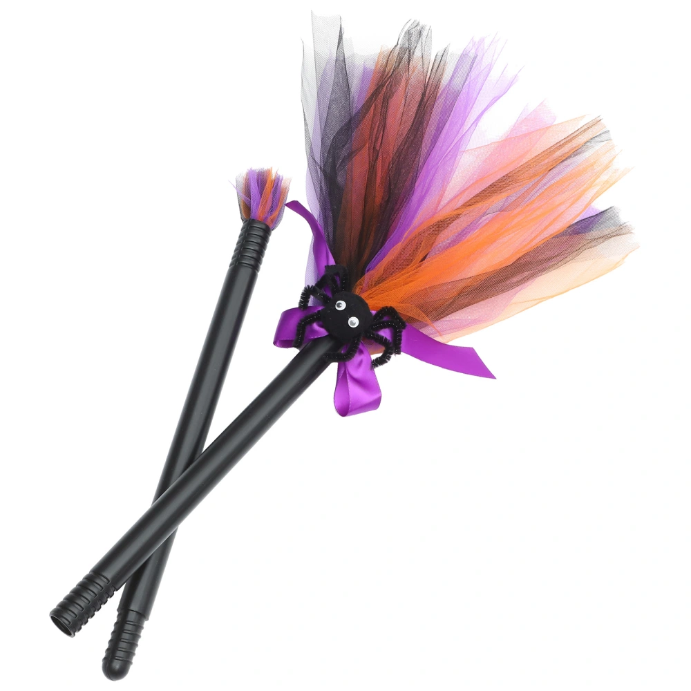 Party Witch Broom Plastic Witch Broom Halloween Witch Broom Cosplay Witch Broom Prop