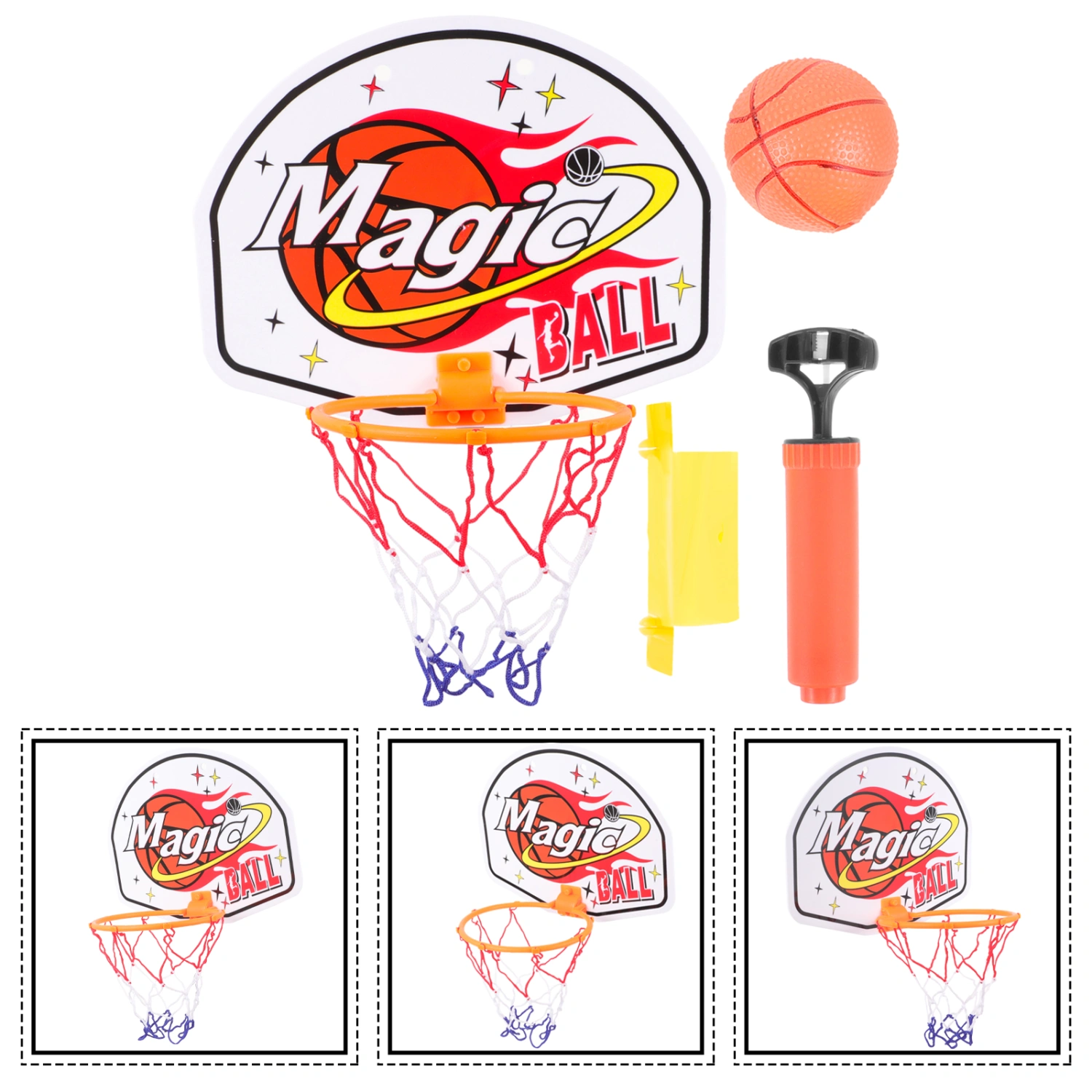 1 Set Indoor Mini Basketball Plaything Basketball Board Frame Toys Kids Indoor Basketball Toys