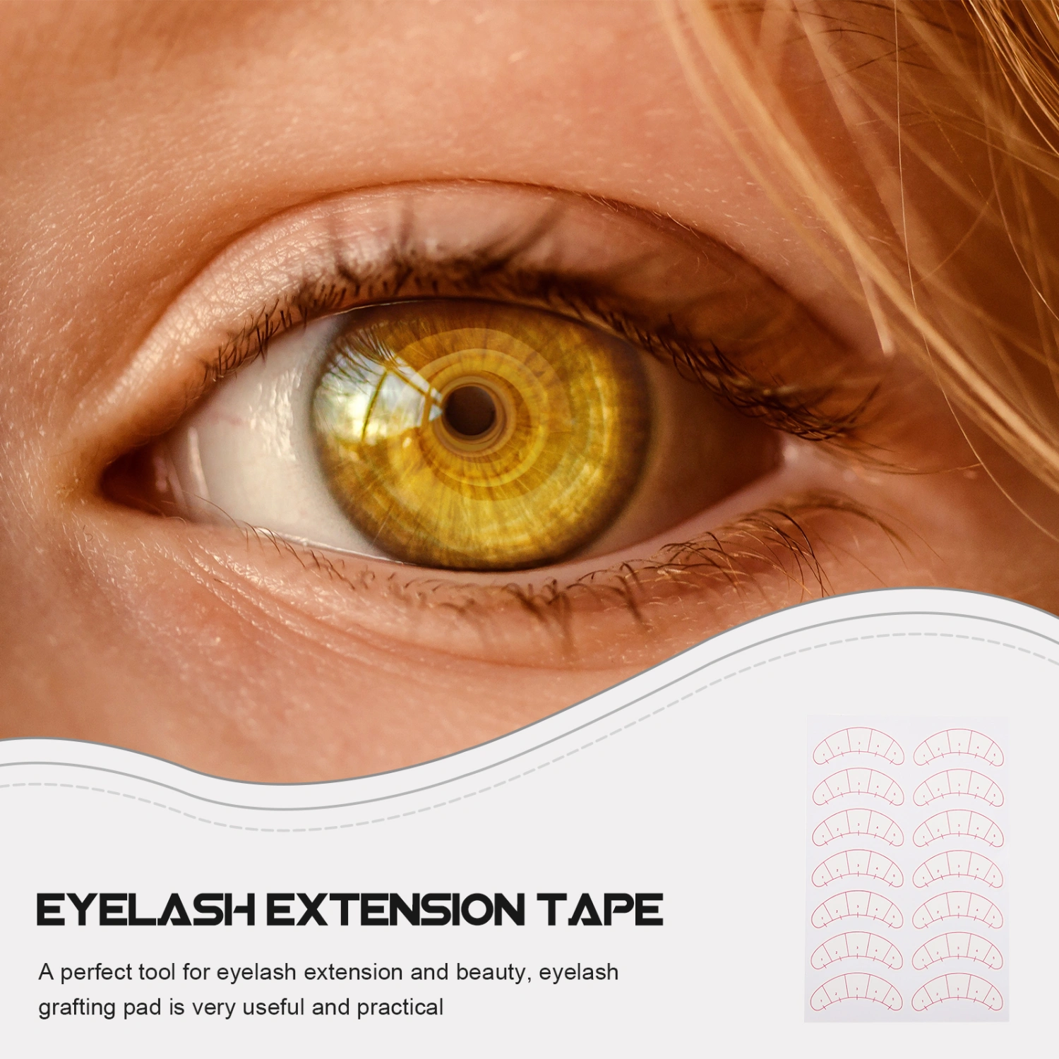 3 Bags of Disposable Makeup Eye Pad Sticker Eye Shadow Stickers Eyelash Extension Tapes