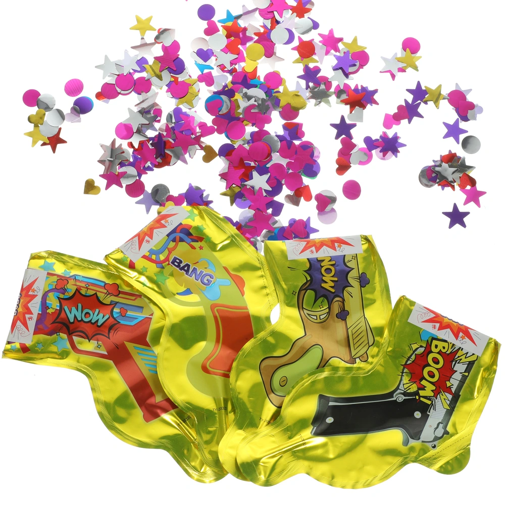 20pcs Inflatable Fireworks Poppers Party Confetti Shooters Inflatable Confetti Poppers