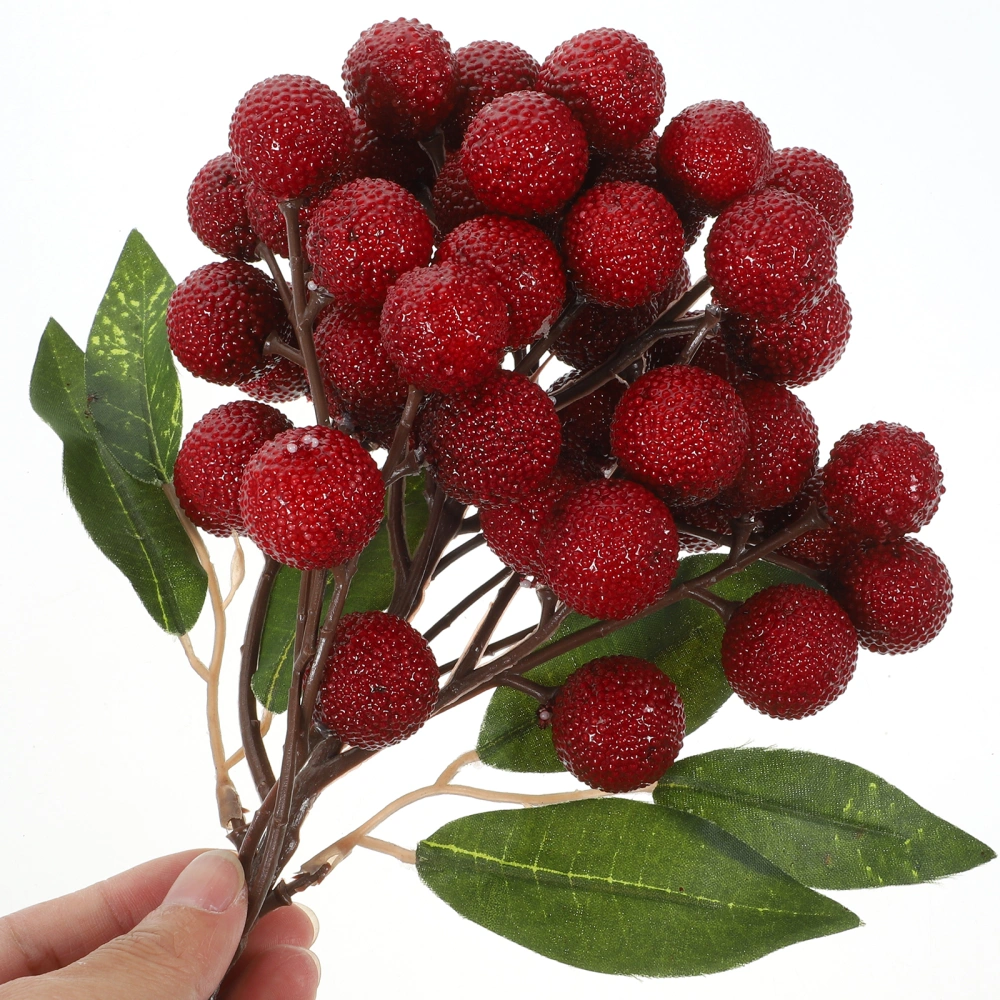 Simulated Fruit String Bayberry Artificial Fruit String Lifelike Fruit String Model Fake Fruit String