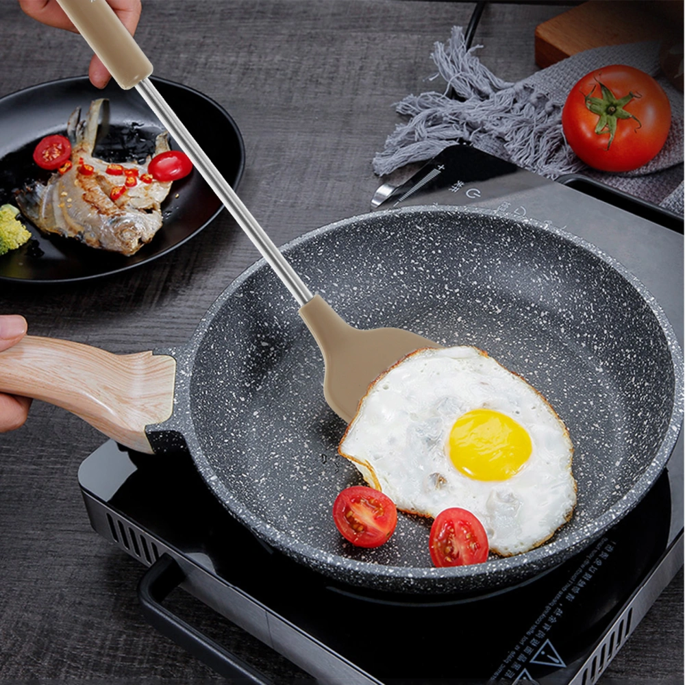 Kitchen Wok Slotted Spatula Silicone Frying Spatula Cooking Slotted Spatula Reusable Cooking Spatula