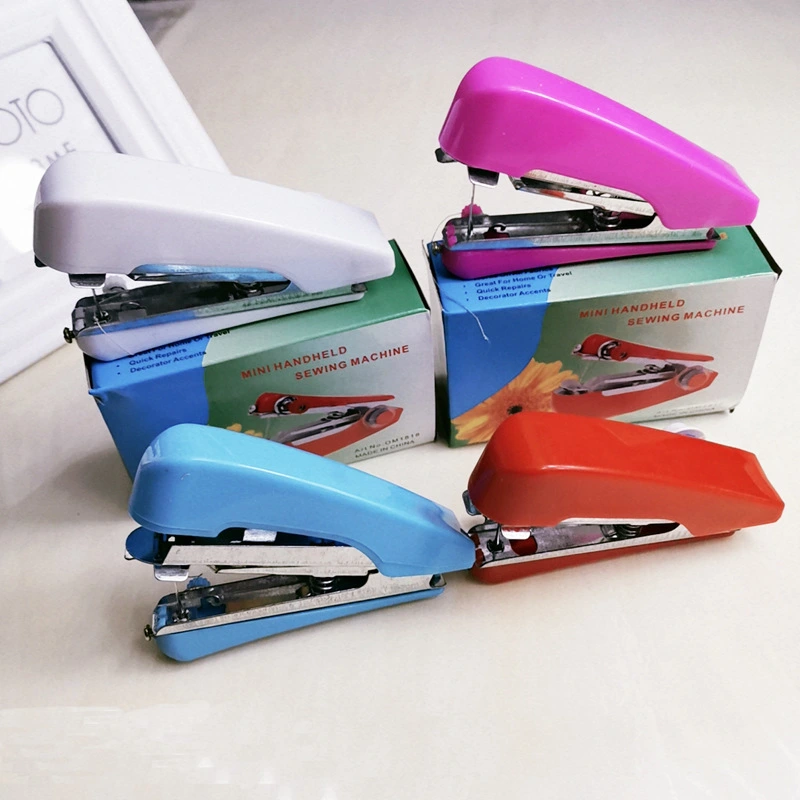 4pcs Household Manual Sewing Machines Sewing Mini Machines Handheld Sewing Machines