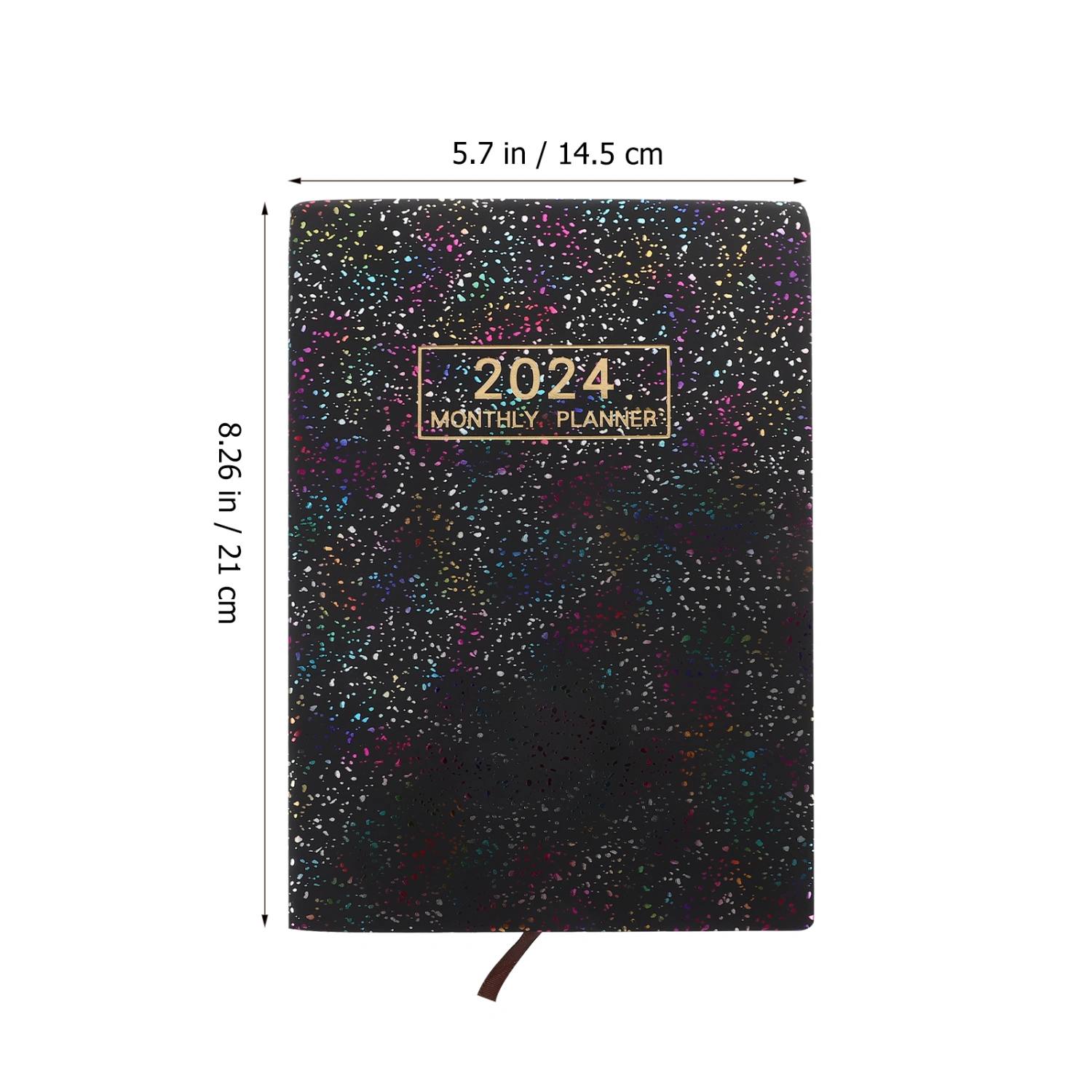 Household Planner Book Portable Academic Planner Sparkling Cover Planner Organizer