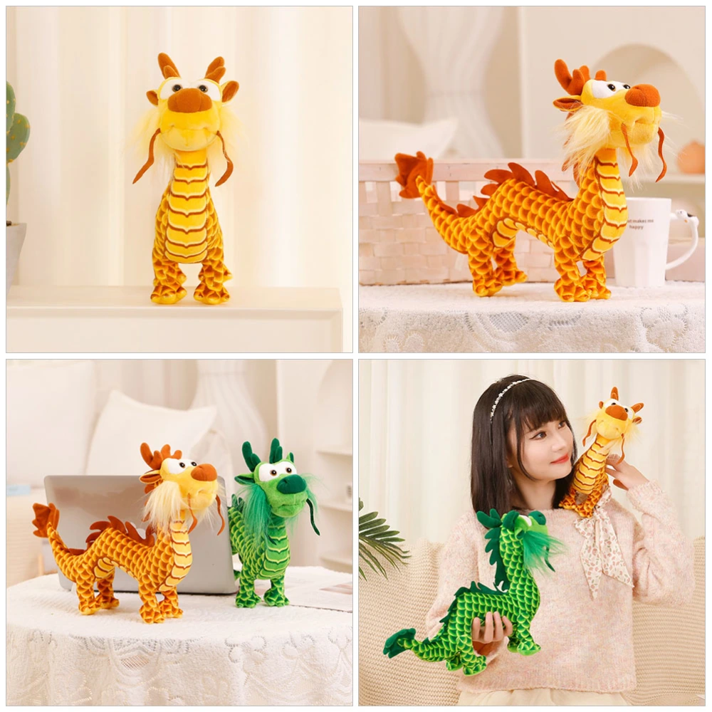 Decorative Stuffed Toy Adorable Dragon Toy Desktop Children Toy Kids Accessory